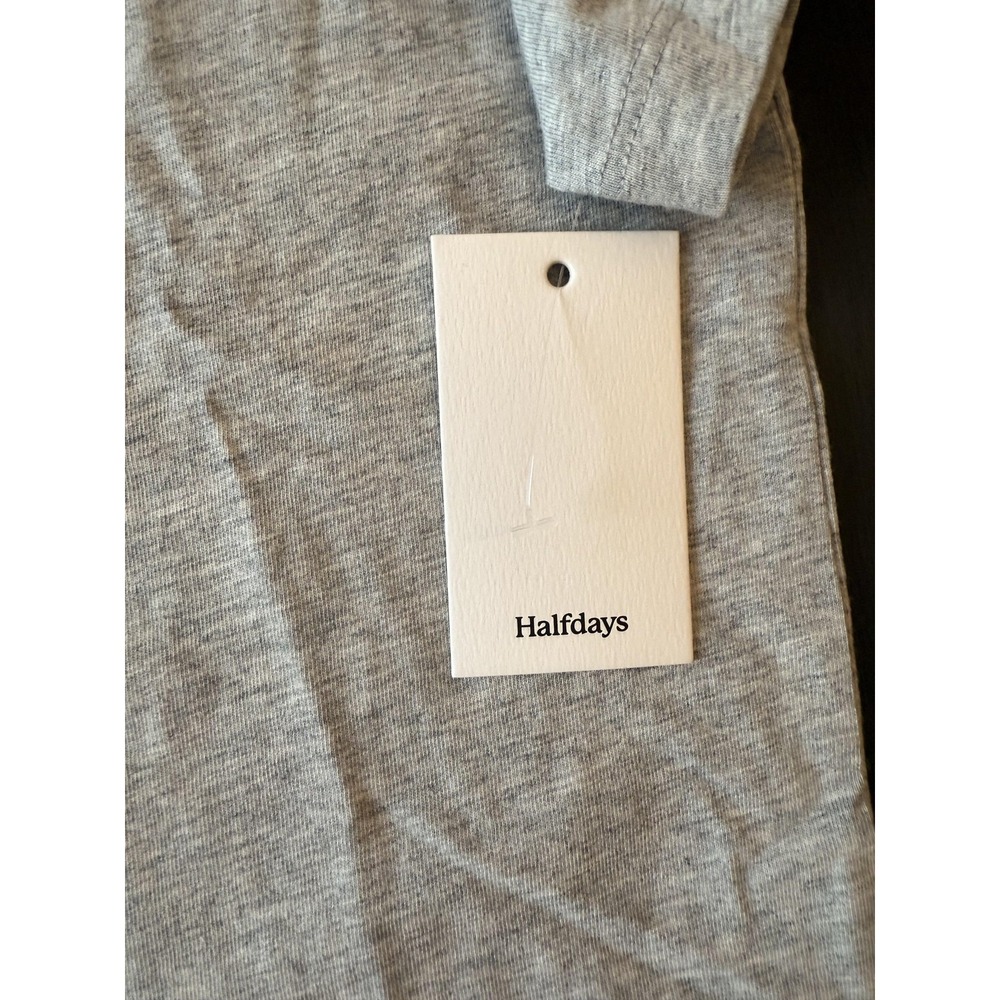 Halfdays Shirt Womens Small Heather Grey Hike Club Graphic Tee Soft Cotton NWT - Picture 5 of 13